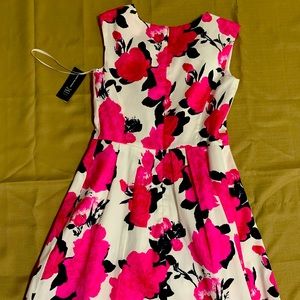 Dress / summer / pink flowers / INC. Size 6.